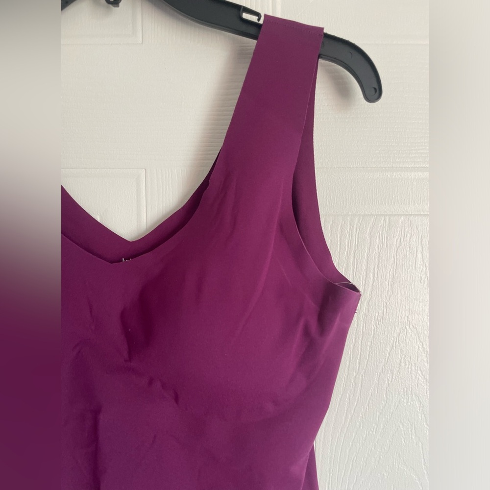 Knix LuxeLift Cami Supportive Wireless Bra Top in Plum Minimalist Size XL - Picture 3 of 11